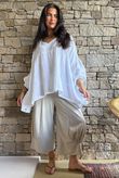 Suri Cushion Cotton Artist Smock White 